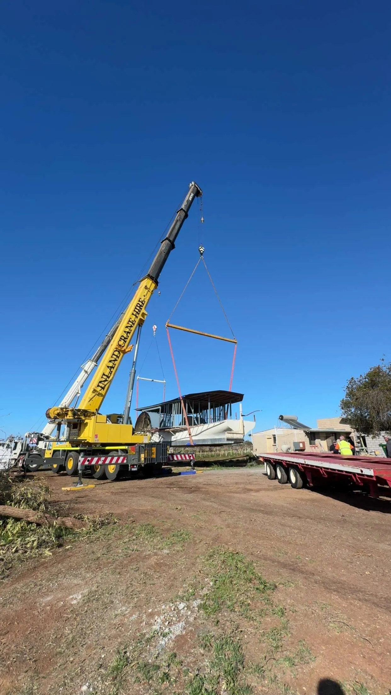 Boat Lift — Inland Cranes fleet