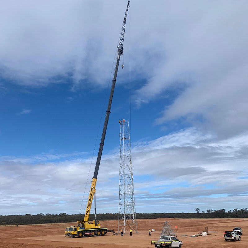 Crane hire project photo