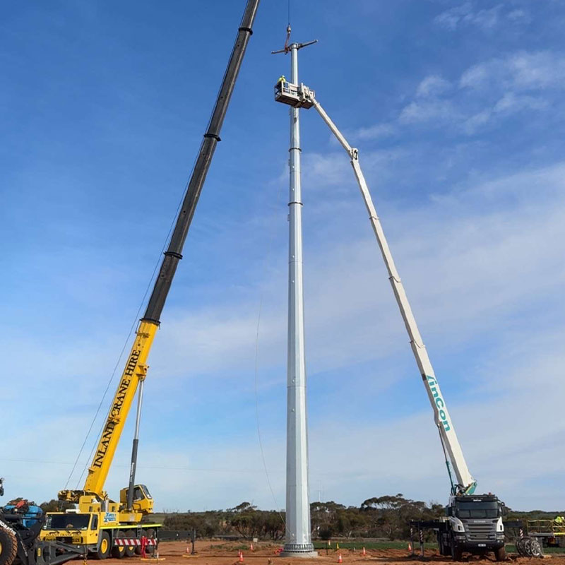 Crane hire project photo