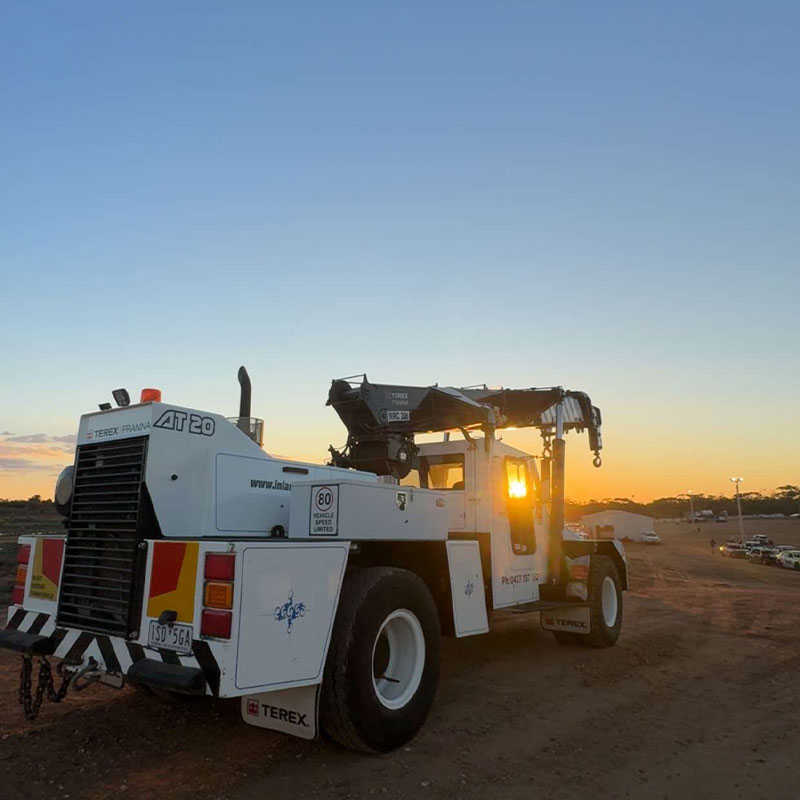 Crane hire project photo