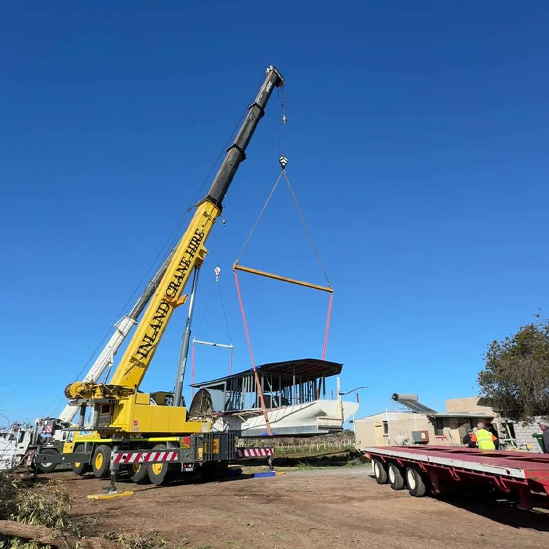 Crane hire project photo