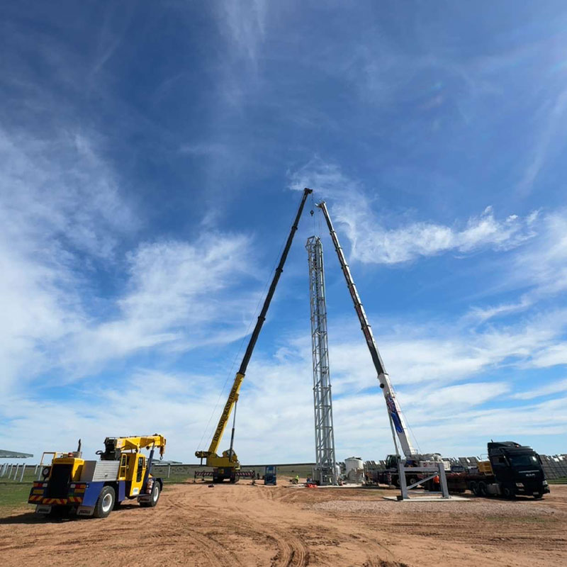 Crane hire project photo