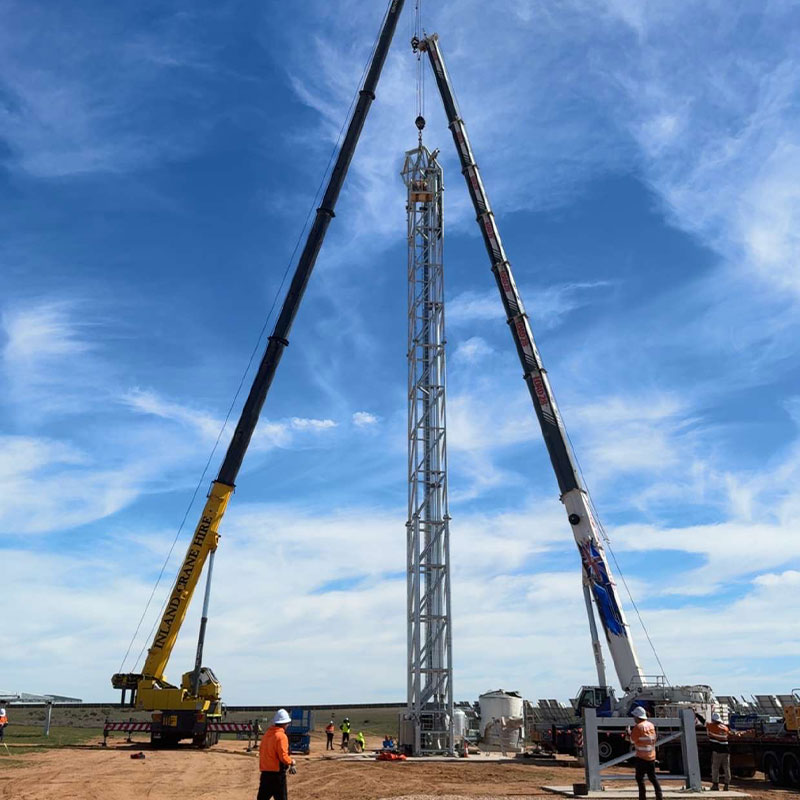 Crane hire project photo