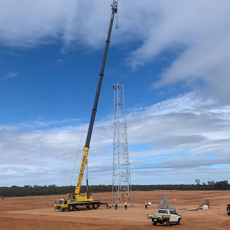 Crane hire project photo
