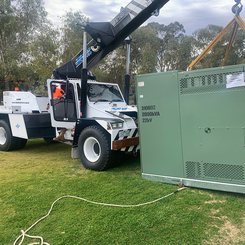 Crane hire project photo