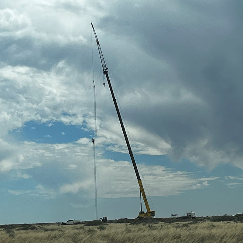 Crane hire project photo